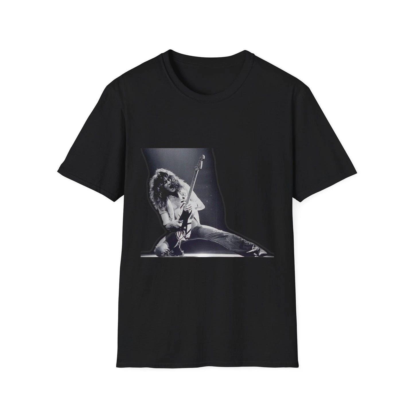 Eddie Van Halen, Rock and Roll Band T-Shirt, Vintage Rock Tee, Music Lover Gift, XL