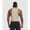 Gymshark Premium Lifting Drop Arm Tank Sand Brown A5a4w Nbzs.