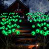 Horror Eyeball Solar Garden Light Halloween Decoration Outdoor Swaying Fireflies, Ghost Lights Solar for Lawn, Terrace, Party Decoration
