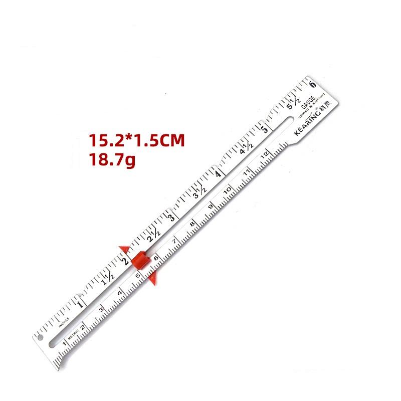 Precision Seam Measuring Gauge Metal Quilting Tailor Ruler Template Sewing Ruler For DIY Patchwork Quilting Craft Accessories