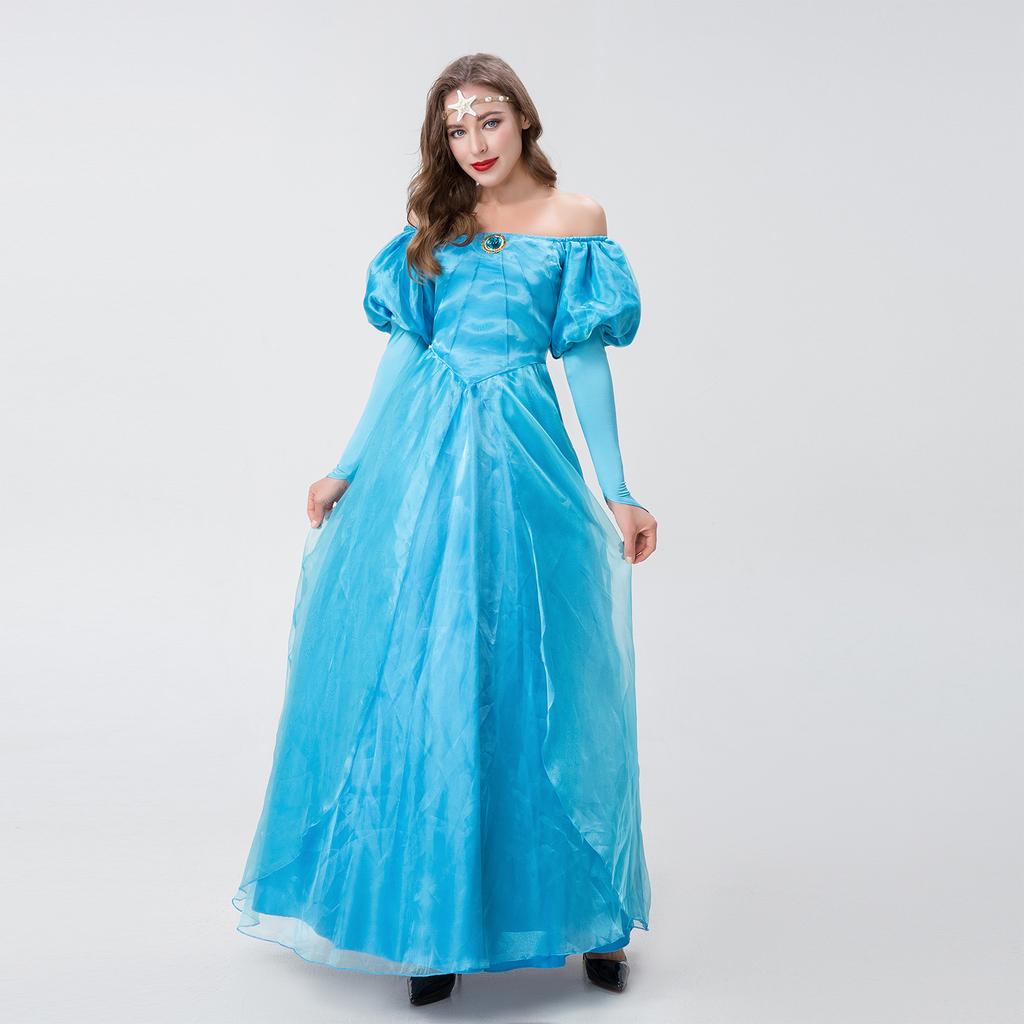 Halloween Stage Costume Cinderella Shoulder Cinderella Princess Dress Nightclub Cosplay Costume