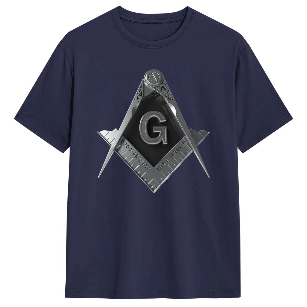 Masonic Mason Freemasonry TShirt Summer  Funny TShirts  Cotton Hip Hop Tshirt For Unisex Casual Tees