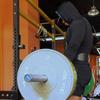 חולצת אימון ארוכה עם קפוצ'ון לגברים GYMSHARK גיבור-על מתייבשת במהירות