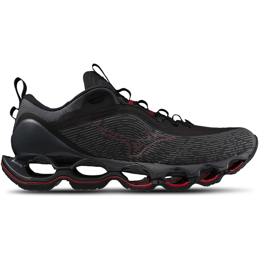 

Кроссовки Mizuno Wave Prophecy 13 Темно-серые Красные(J1GC210050) 39