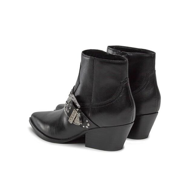 Черные ботильоны Guess Hermine FL7HRM LEA10