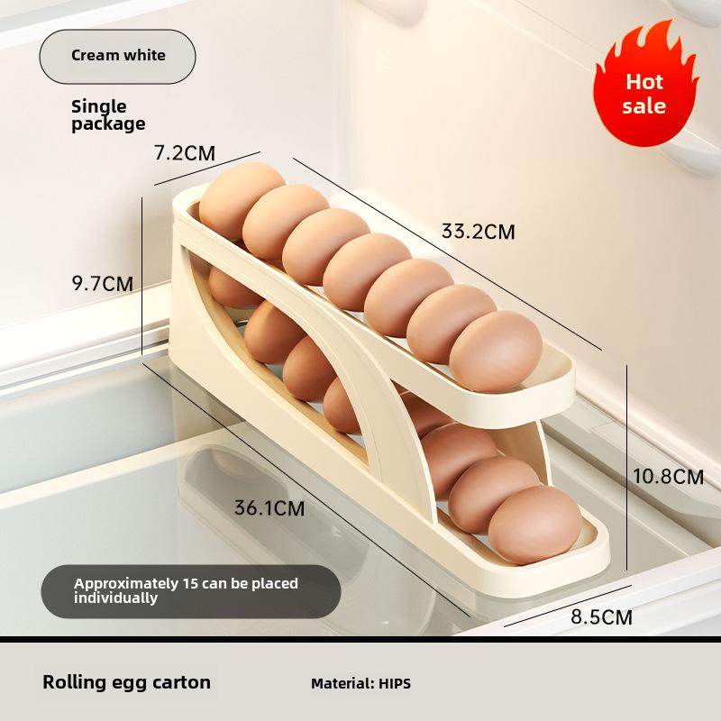 

Двухуровневая подставка для яиц Uforu: Компактное, устойчивое к падениям хранение в холодильнике