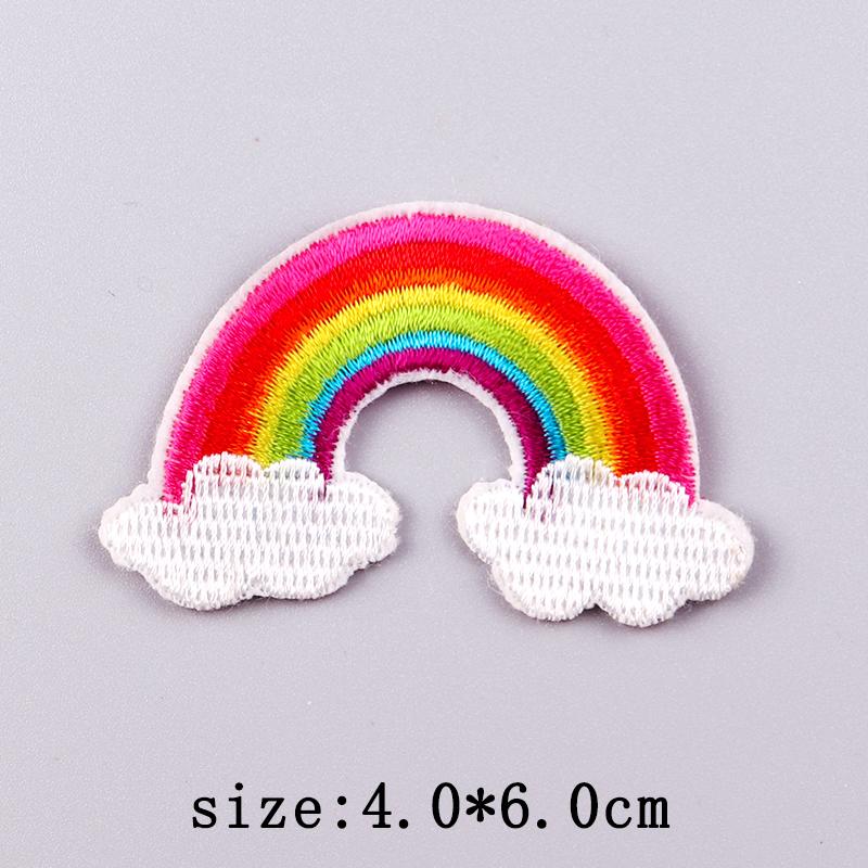 Patch Brodé Arc-en-ciel LGBT Thermocollant Pour Vêtements Patches Thermocollants Sur Vêtements Patch Cœur Gay Pour Vêtements Badges