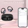 Wireless Bluetooth 5.4 Earbuds with Ear Hooks, 90H Playtime, ENC Noise Cancelling Mic, 3D Deep Bass, Semi-Open Sports Headphones for iOS & Android