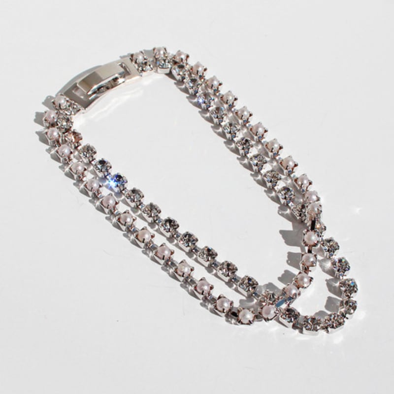 AUGUST ALICE Pearl and Crystal Bracelet