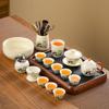 Guofeng Mengqu Ru Kiln Panda Tea Set Chinese Set Home Office Kung Fu Tea Ware Business Advanced
