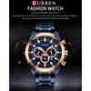 CURREN 8361 Zegarek kwarcowy męski dla mężczyzn Zegarki ze wskaźnikiem kalendarza Data