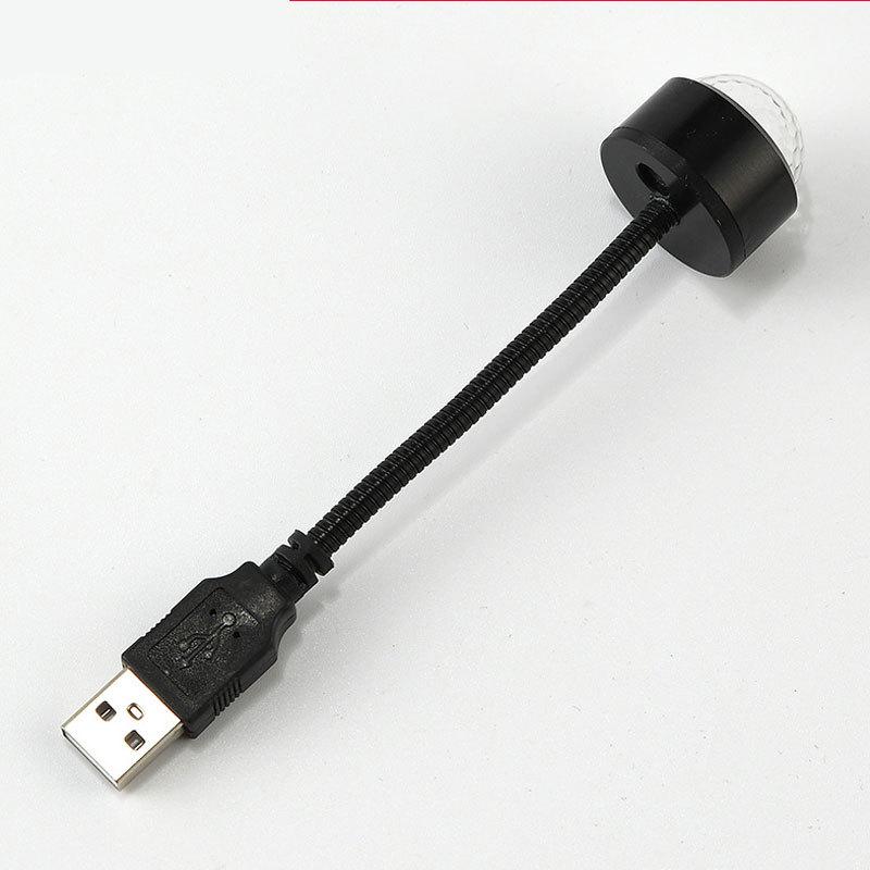 Colorful Voice-Controlled Mini LED Disco Ball Lamp - Starry Projection and Stage Lighting