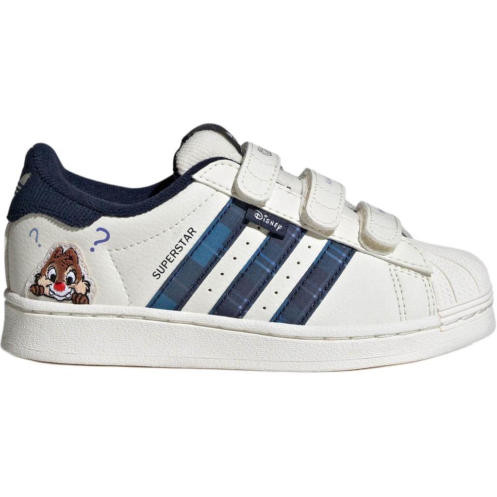 Adidas Disney X  Originals Superstar Fashion Versatile Low-Top Kids Sneakers Kids Sneakers White Gray IH3500