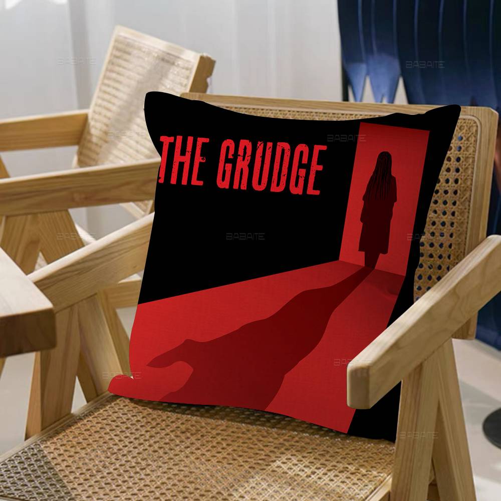 

Horror Movie The Grudge Stitch Lucky Dragon Pillow Cover Sofa Cushion Cover Home Room Decoration Children Gift 12x12Inch