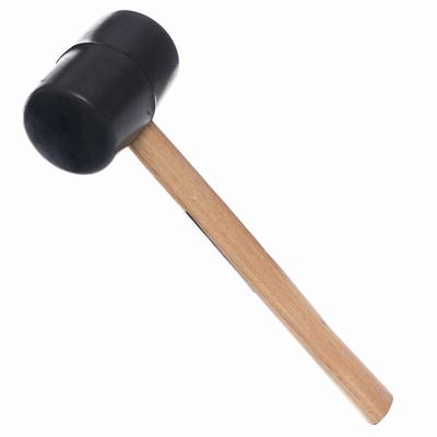 KD900 Rubber Hammer with Wooden Handle