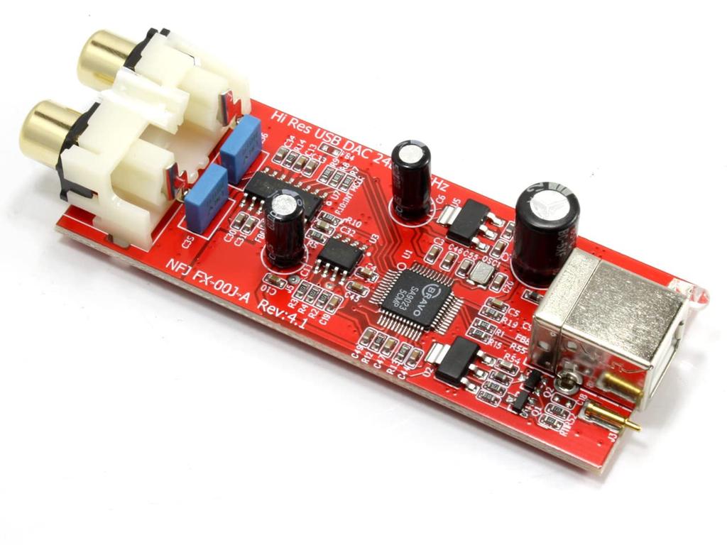 FX-AUDIO- FX-00J USB bus-powered DAC with ESS ES9023P, USB connection with RCA output, Hi-Res compatible