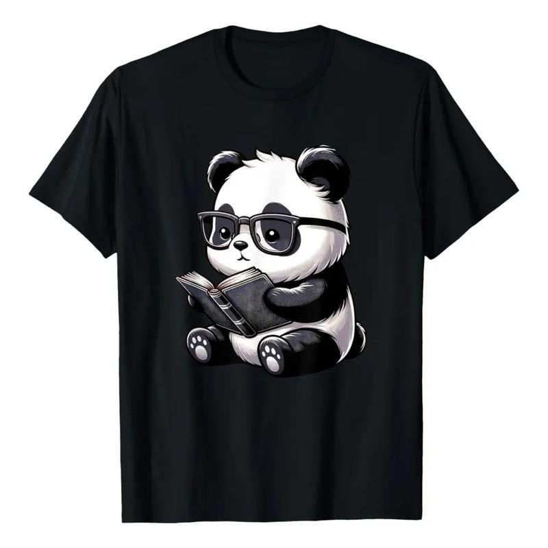 Camiseta Panda Reading Book Kawaii Bookworm Librarian - Pand S разноцветный