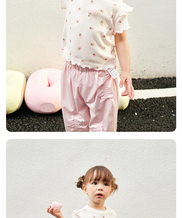 2025 Trendy Baby & Toddler Girl Short-Sleeve T-Shirt - Sweet, Fashionable Spring/Summer Wear