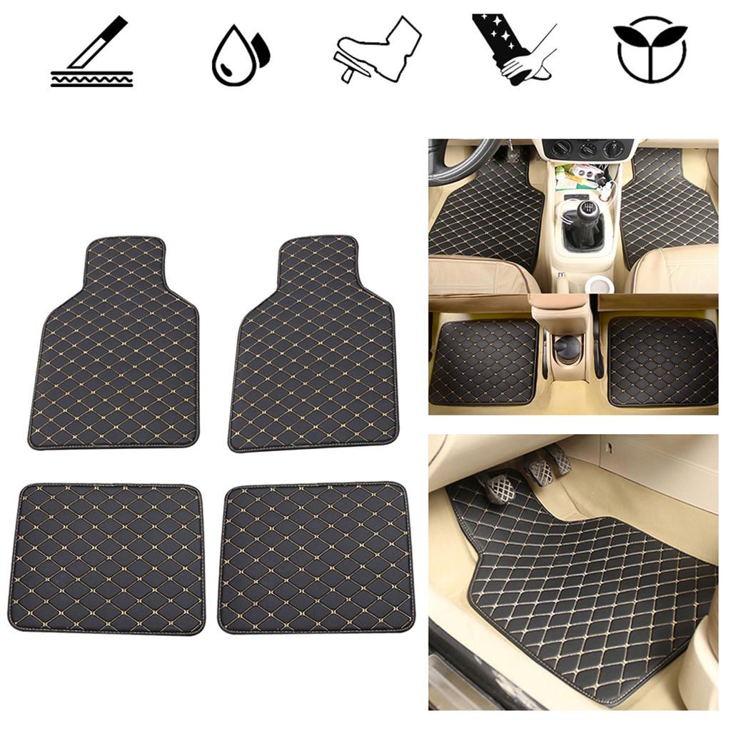 Automobile Universal Foot Pad Automobile Carpet Leather Foot Pad