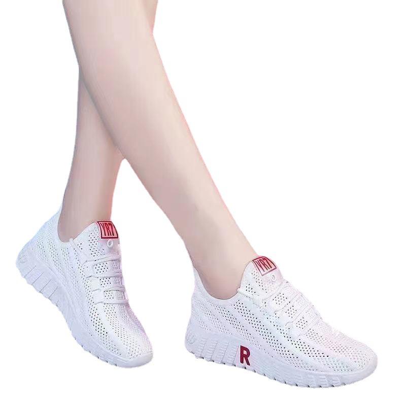 New Beijing cloth shoes women's running sneakers lightweight casual net shoes soft-soled single shoes