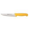 Butcher Knife - ARCOS - Prof. 290500 - NITRUM Stainless Steel - 13 Cm Blade - Yellow Ergonomic Handle
