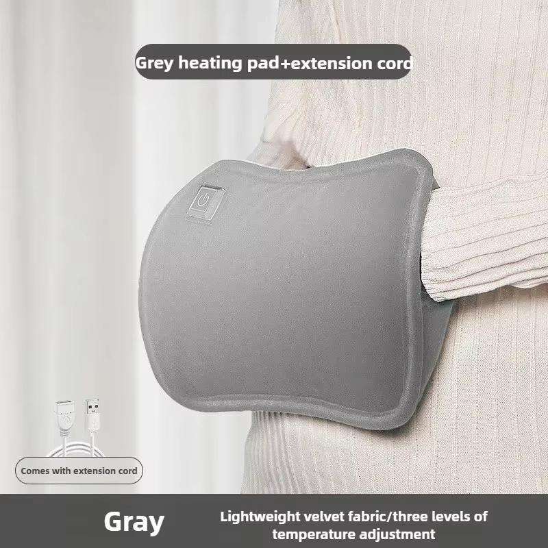 Electric USB Heating Pad Cushion Flannel Pillow Mat Thermal Blankets For Winter Abdomen Waist Foot Hand Warmer Reusable Washable