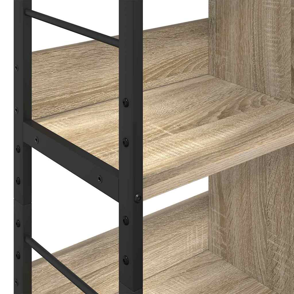 Bookshelf Sonoma Oak 82 x 32 x 112 cm Particleboard