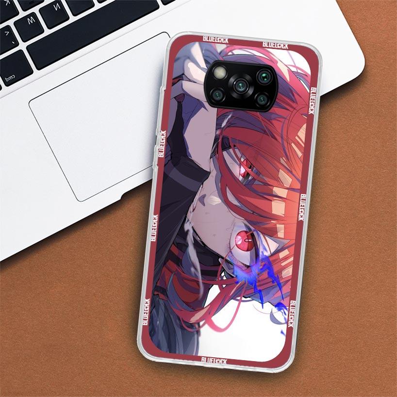 Japan Anime Blue Lock Phone Case For Xiaomi Poco X3 Nfc X4 X5 X6 X7 F7 Ultra F6 F5 F4 Gt F3 M6 M5S M5 M4 M3 Fundas Soft Shell X7