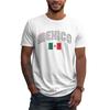 Mexico Flag Letters Print Tshirt Men Cotton Large Size Casual Tshirts Summer Outdoor Fishing Short Sleeve Tops Tees Streetwear