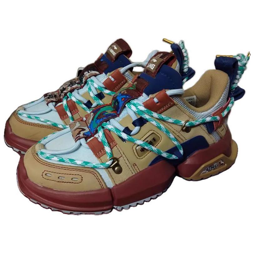 Li Ning Cushioning Rebound Low top Running Shoes Men's Partridge Red LLAQ027-1