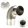 1Pz 60/70/80mm Acciaio Inossidabile Gomito a 90 Gradi Tubo Fumo Curva 90° Stufa Multi Canale Tubo Esterno Curva 90° Multi Curva 90° Mult