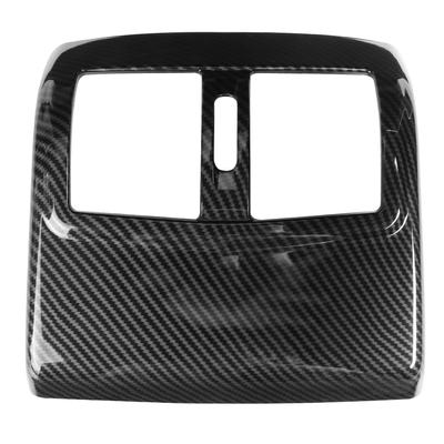 Rear Air Outlet Frame Cover Carbon Fiber Style Vent Trim Fits for Mercedes Benz E Class W212