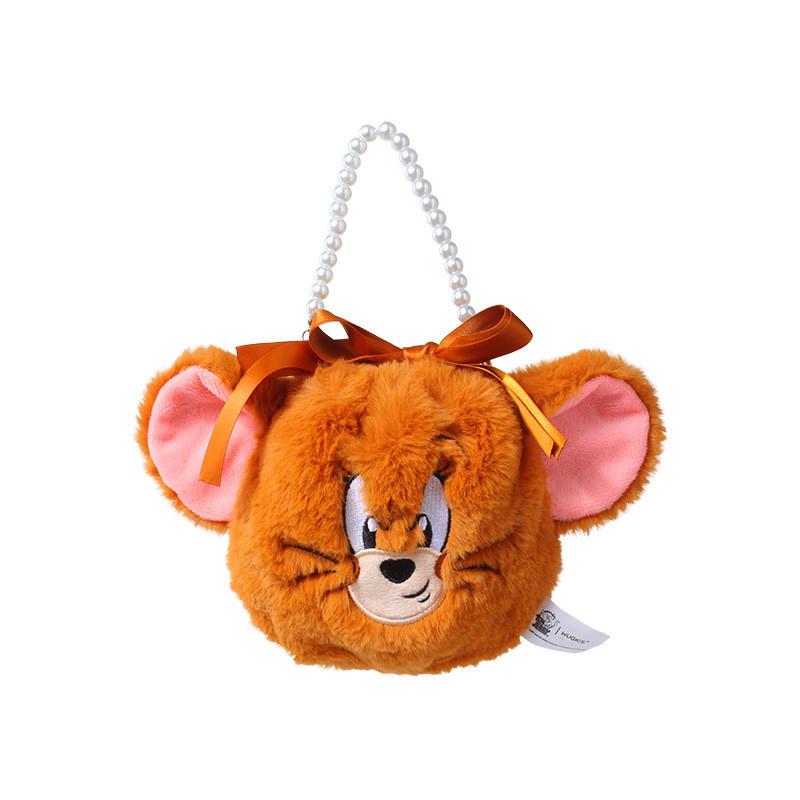 

И Джерри Том Сумка Животное Формы Плюшевый Кошелек Жемчужный Пучок Рот Подарок Jerry