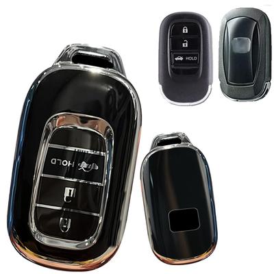 ONTTO Honda Smart Key Case, Key Cover, Key Holder, Silicone, Fits Honda Civic Vezel,