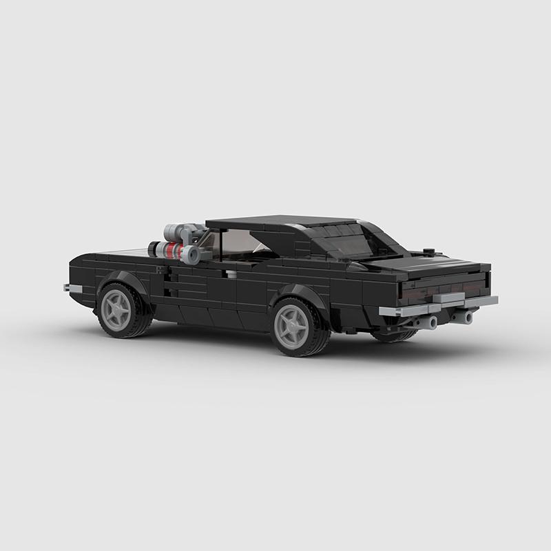 Coches Corredores Rojos Bloques de Construcción Sets Modelo de Vehículo Urbano Juguetes para Niños Niño Deporte Supercoche Técnica Moc Cargador Infernal