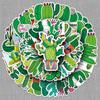 50 Cactus Cartoon Graffiti Stickers - Fresh Style, Waterproof, DIY Phone Case & Suitcase Decor