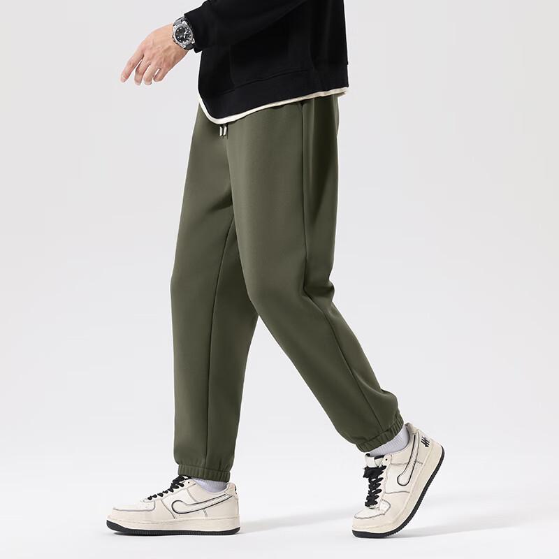 VANCL Pánské zimní joggery s fleecovou podšívkou