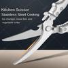 WXCOO Stainless Steel Kitchen Shears with Non-Slip Handle for Meat Cutting Turkey Fish Scale Barbecue Scissors5