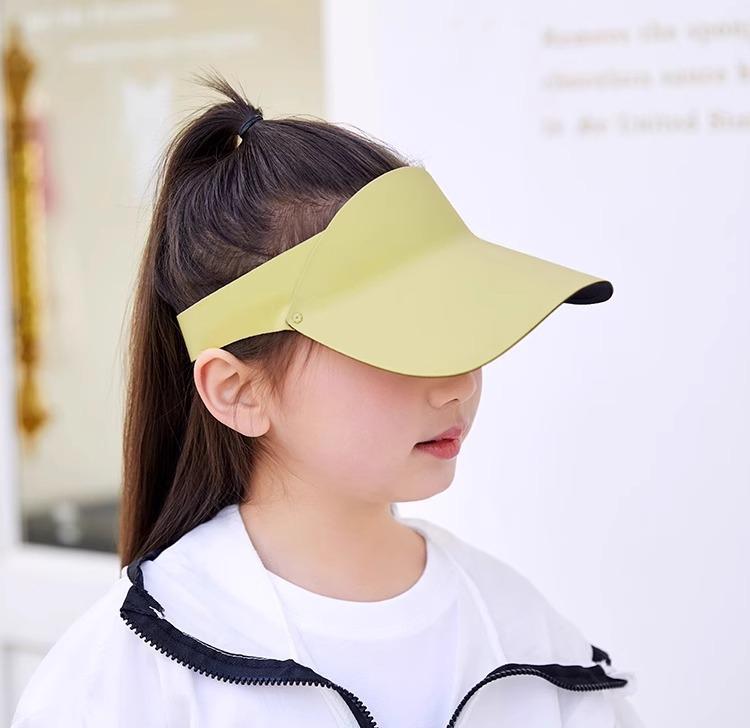 Children's Seamless Open-Top Sun Hat: Outdoor Baseball & Duckbill Cap for Boys
