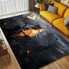 Warrior Fire Living Room Nonslip Area Rug Soft Carpet For Bedroom Game Playroom Sofa Office Home Decor Doormat Christmas Gift C9291692