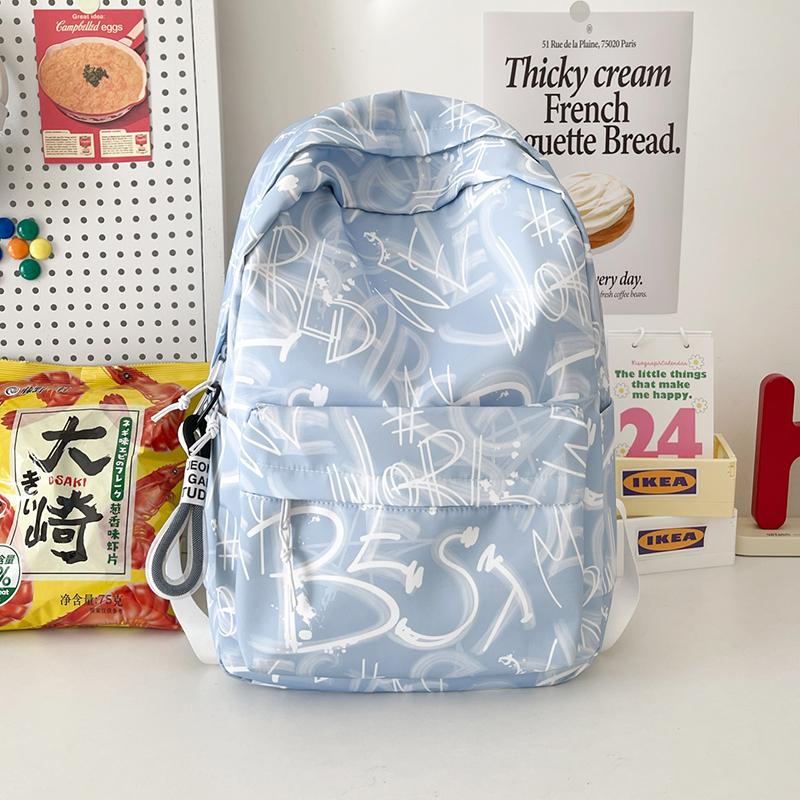 Student School Bag Large Capacity Backpack Graffiti Women's Backpack