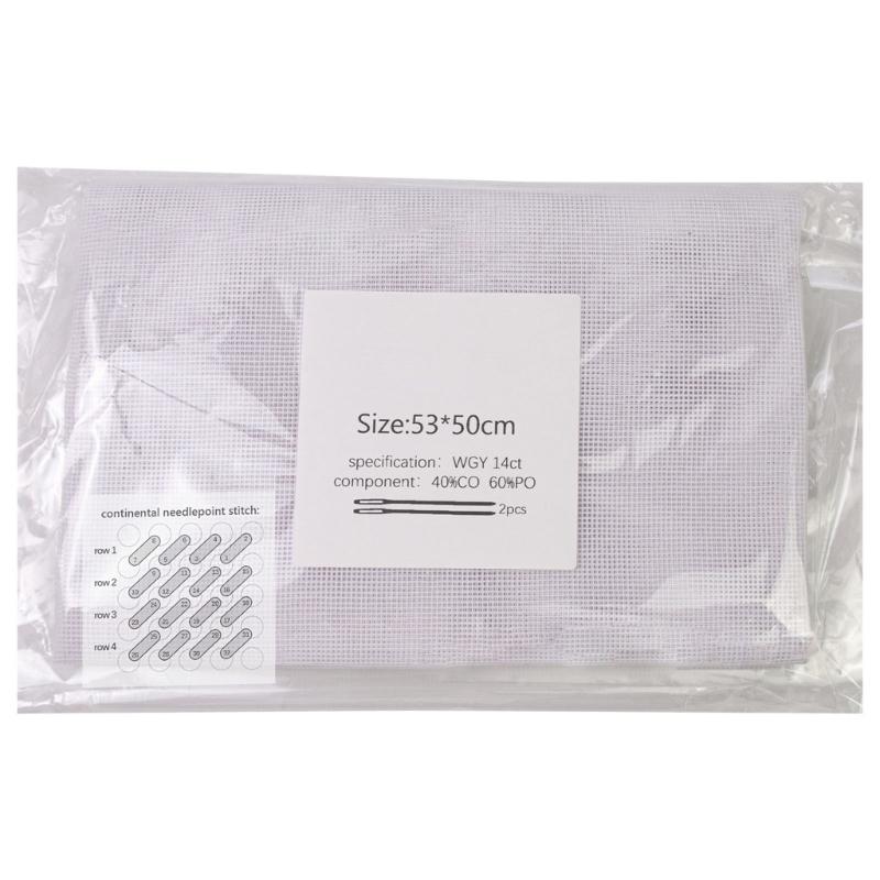 

14CT Канва для вышивки иглой Канва для вышивки иглой Сетчатые листы для вышивки Практичные сетчатые листы для вышивки и рукоделия