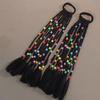 Elasticity Kids Braided Hair Rope Cute Wigs Beaded Braided Ponytail  Children Hair Tools
