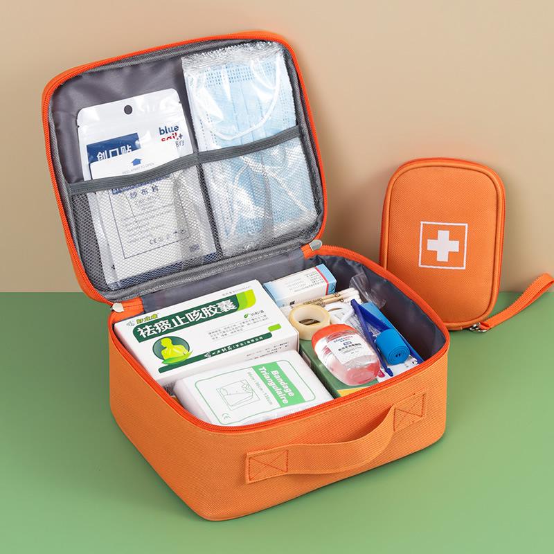 Portable Cross-Border Medical Kit: Compact Travel First Aid & Medicine Bag for Home and Epidemic Prevention