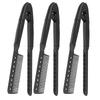Hair Straightening Comb V Shaped Heat Resistant Portable Hair Styling Comb for Salon Home Travel V Shaped Hair Styling Comb