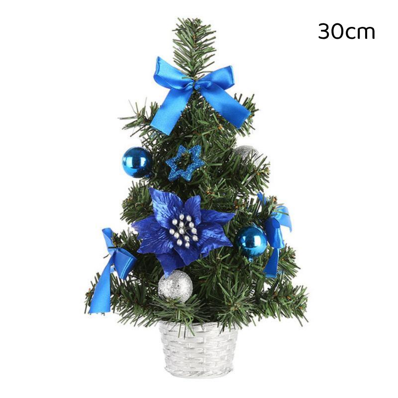 1Pcs 20/30/40Cm Mini Artificial Christmas Tree Pine Needle Tree Mini Xmas Tree Christmas Decor Desktop Ornament New Year Gift