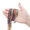 10 Pcs/lot Dia 1.5mm Real Leather Cord Necklace With Clasp Adjustable Braided Rope For Jewelry Making DIY Necklace Bracelet