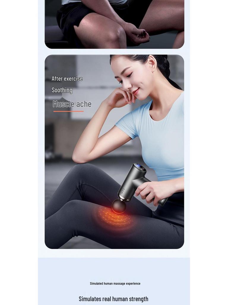VTT Professional Mini Fascia Gun: Multifunctional Electric Muscle Massager for Neck