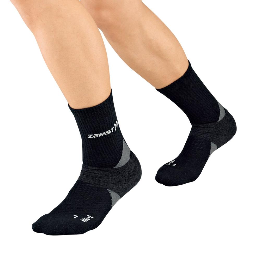 ZAMST Arch Lift Socks Regular Tennis Golf Size S Black 375111 HA-1 (Pair)