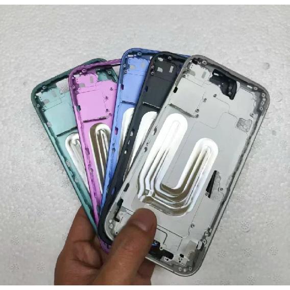 For Iphone 16 16Plus Back Housing Battery Cover+Middle Frame Chassis+With Side Buttons+Sim Tray,tools 16 Plus Back Cover Housing